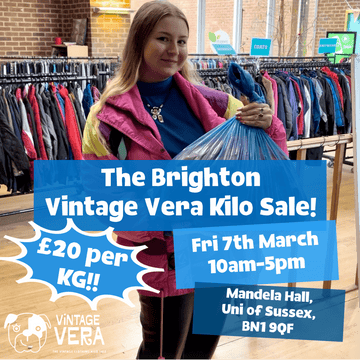 Brighton - Vintage Kilo Sale! 7th March - VintageVera