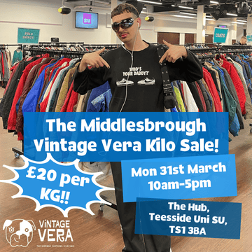 Middlesbrough - Vintage Kilo Sale! 31st March - VintageVera