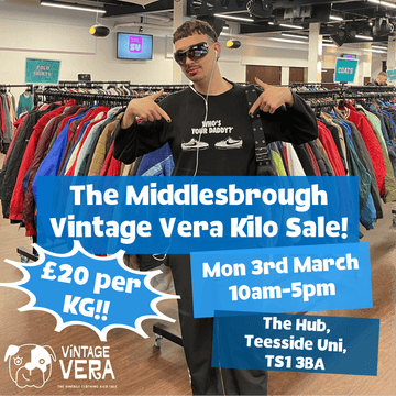 Middlesbrough - Vintage Kilo Sale! 3rd March - VintageVera