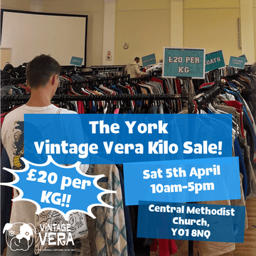 York - Vintage Kilo Sale! 5th April - VintageVera