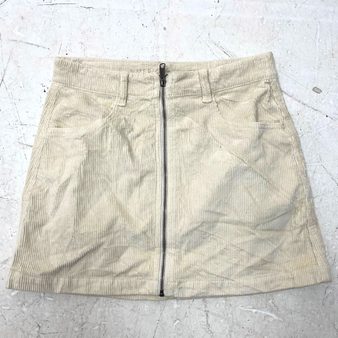 American Eagle Cream Cord Skirt VintageVera