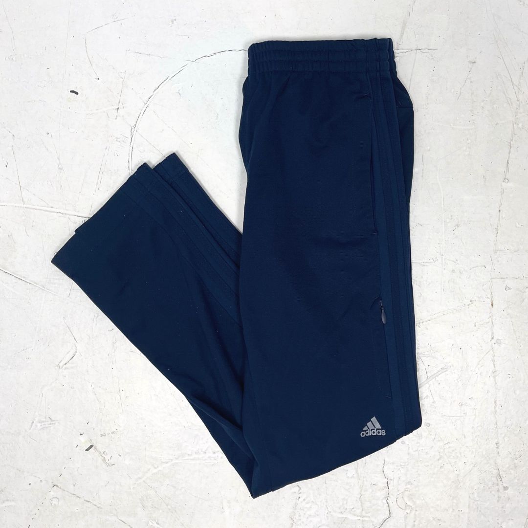 Blue Adidas Track Bottoms