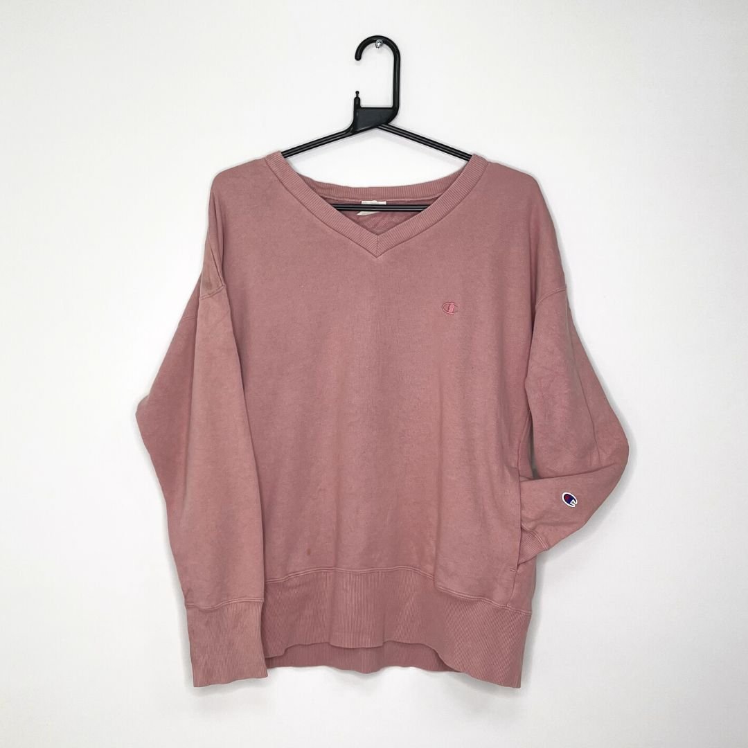 Champion sweater v neck clearance top