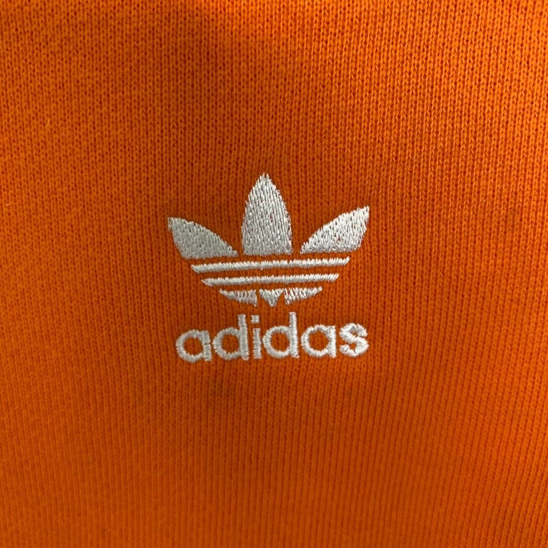 Orange Adidas Centre Logo Sweatshirt VintageVera